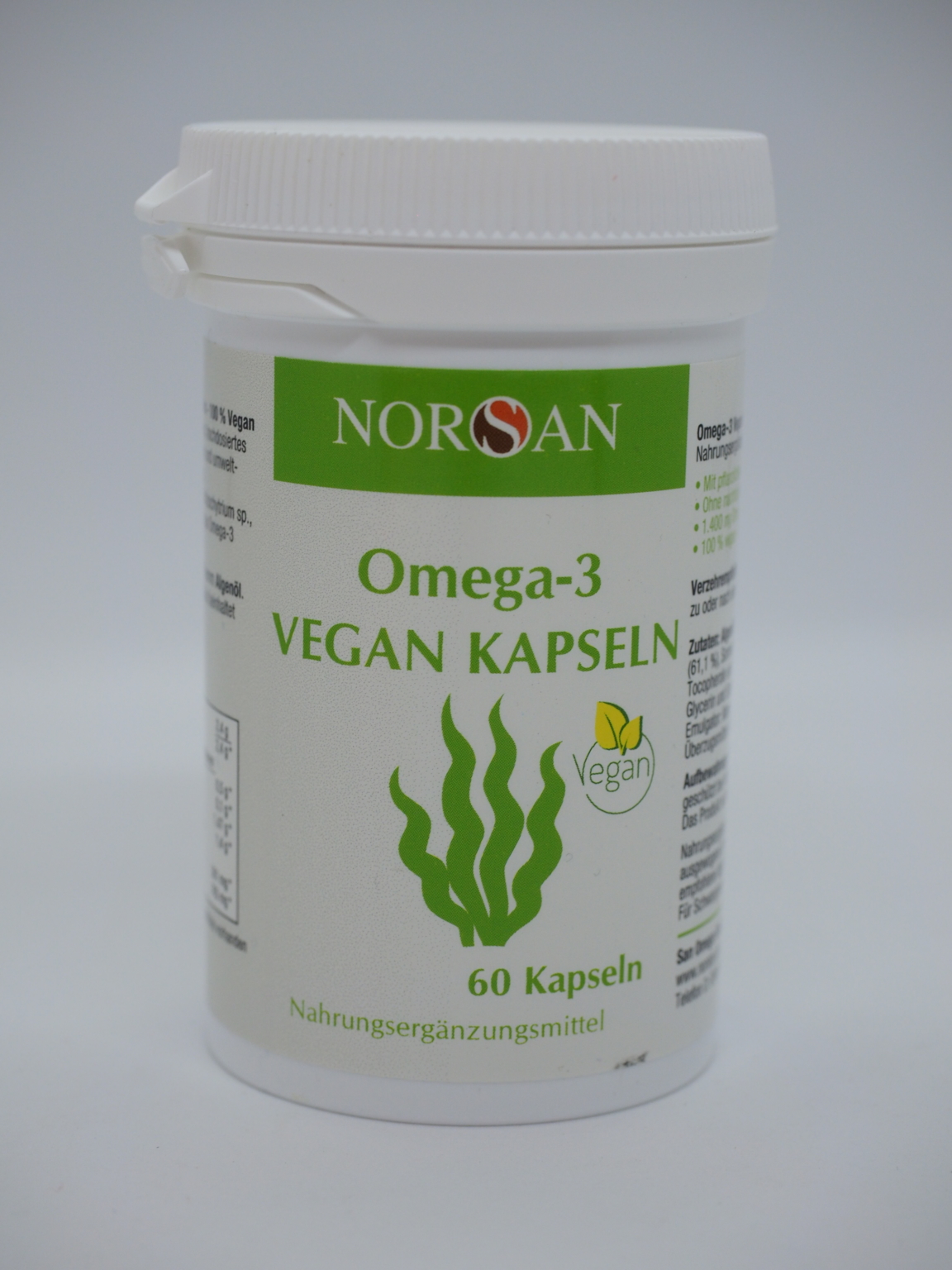 Norsan Omega3 Vegan Kapseln Lebelavanda