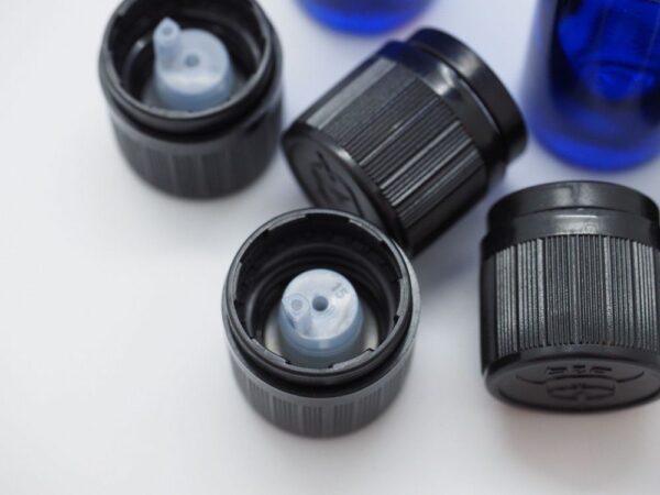 Leerflaschen Blauglas für ätherische Öle 10ml – Bild 3