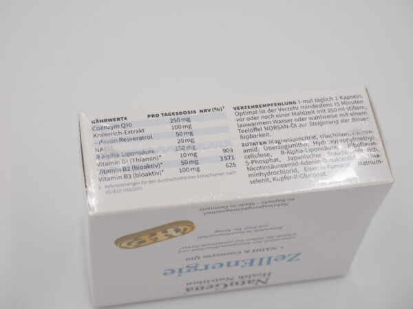 NatuGena ZellEnergie +NADH & Coenzym Q10 60 Kapseln vegan – Bild 4