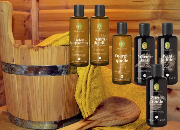 Primavera Aroma Sauna bio Aufguss Komplettset
