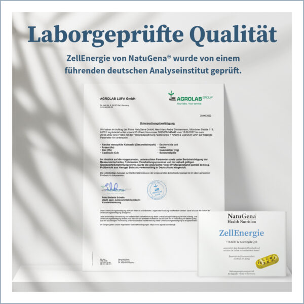 NatuGena ZellEnergie +NADH & Coenzym Q10 60 Kapseln vegan – Bild 3