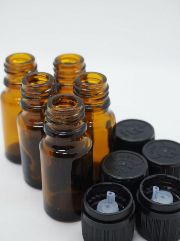 Leerflaschen Braunglas für ätherische Öle 10ml
