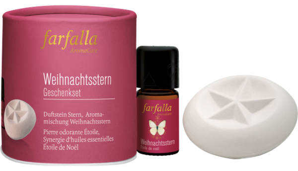 Farfalla Geschenkset Weihnachtsstern vegan