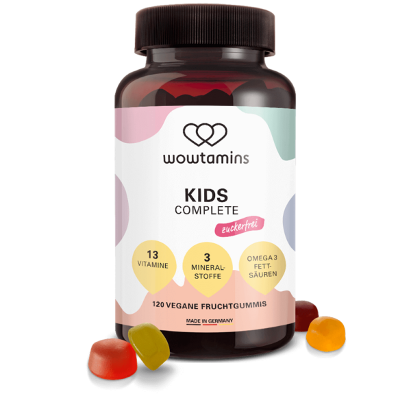 NatuGena wowtamins KIDS Complete zuckerfrei 120 Stück vegan