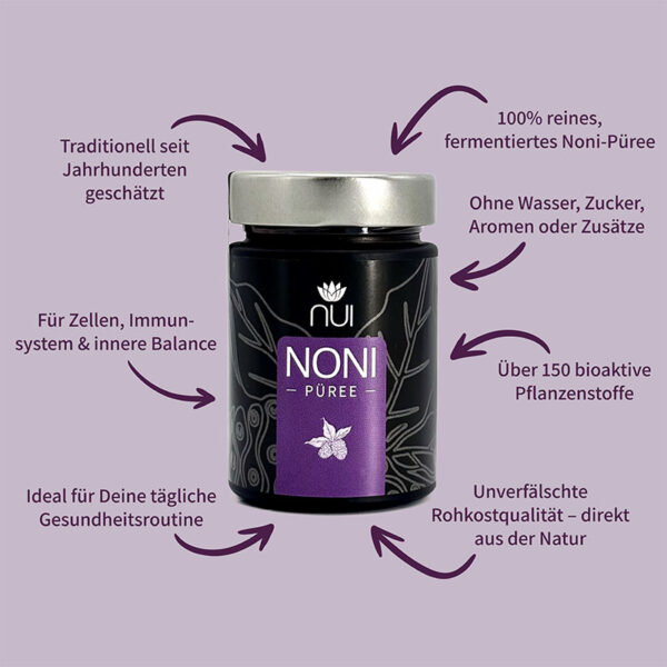 NUI Noni Püree 100 % naturrein – Bild 4
