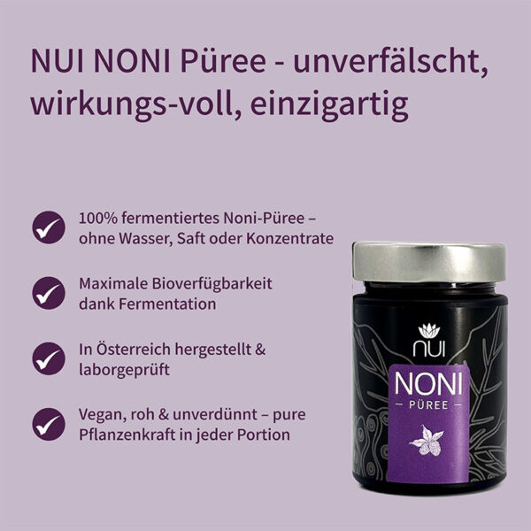 NUI Noni Püree 100 % naturrein – Bild 2