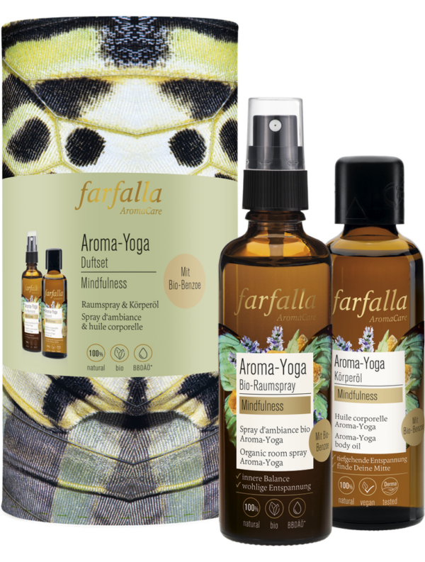 Farfalla Geschenkset Aroma-Yoga Duftset Mindfulness vegan